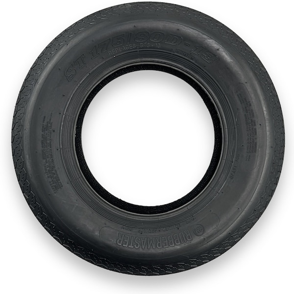 Rubbermaster B78-13 ST175/80D13 Highway Rib 6 Ply Tubeless High Speed Trailer Tire 489202 - main